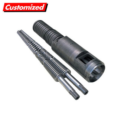 Good price Bimetallic Nitriding Parallel Twin Screw Barrel For Twin Screw Extruder Machine online