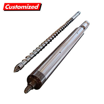 Good price High-Accuracy Customized Nitriding Screw Barrel Set for PVC PPR with Multiple Feed Extruder online