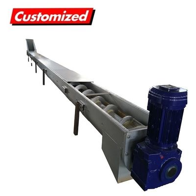 Good price KX0015 OEM Custom Continuous Sludge Cake Conveying Machinery Screw Incline Shaft Conveyor online