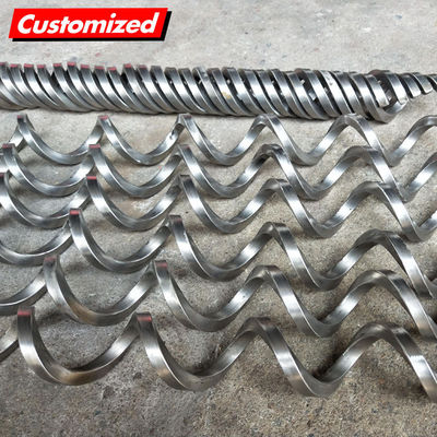 Good price US Custom Continuous Stainless Steel SS304 SS316 Shaftless Auger Screw for Conveyor Farms Machinery Repair Shops online