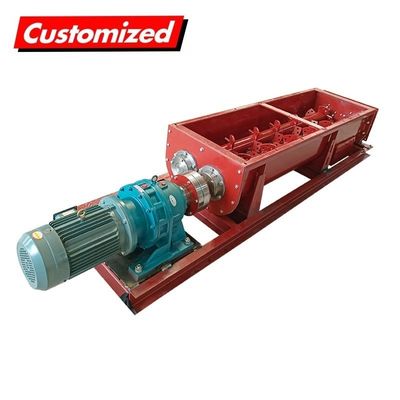 Good price Double Screw U Shape Concrete Powder Hopper Feeder For Quick Transport online
