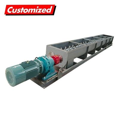 Good price U Shaped Sludge Pipe Screw Conveyor For Granules And Grain Feeding online