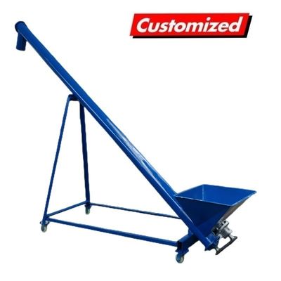 Good price US Currency Inclined Mobile Spiral Elevator U Type Concrete Screw Auger Conveyor online