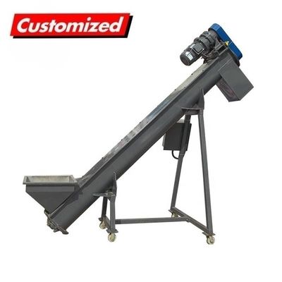 Good price AC0044 Customized Plastic Screw Loader Feeder Screw Conveyor for Waste Recycling Lines online
