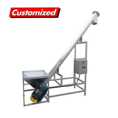 Good price KX0021-1 Fire Resistant Inclined Semolina Auger Feeder Screw Augers Conveyor with Hopper online