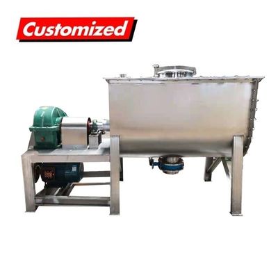 Good price OEM Custom Auger Conveyor High Efficiency Stainless Steel Ribbon Blender Powder Mixer online
