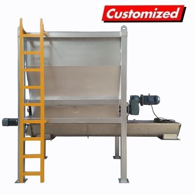 Good price Custom Hopper Horizontal Screw Mixer for Powder Mixing in Conveyor System Industry online