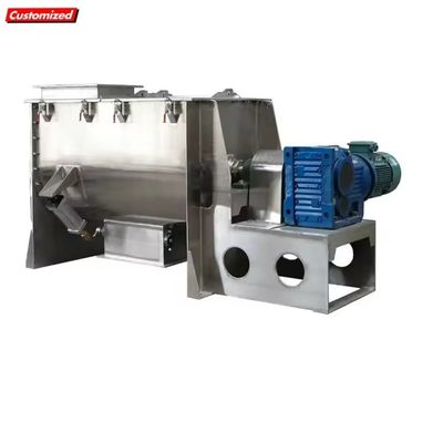 Good price Easy to Operate High Mixing Capacity Customizable Powder Mixing Machine Horizontal Ribbon Mixer online