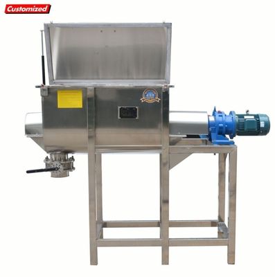 Good price Durable Alloy Steel Food Grade Powder Mixing Machine with Air Cooling Horizontal Ribbon Mixer online