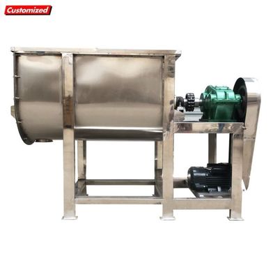 Good price 500kg Capacity Stainless Steel Ribbon Mixer with Variable Speed Control for Industrial Powder Mixing online
