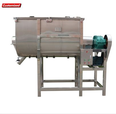 Good price Variable Speed Electric Heating Stainless Steel Powder Mixing Machine Industrial Ribbon Mixer online