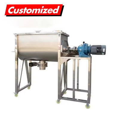 Good price 1000L Capacity Energy Saving Horizontal Ribbon Mixer Easy to Operate for Industrial Powder Mixing online