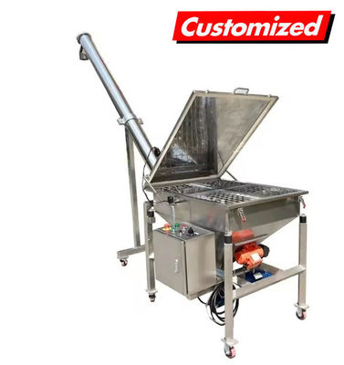 Good price Full Automatic Auger Feeder Stainless Steel Screw Conveyor Granule Feeder Customized online