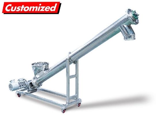 Good price Stainless Steel Heat Resistant High-Accuracy Screw Auger Feeder and Flexible Screw Conveyor for Powder Transport online