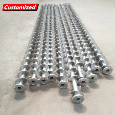 Good price Stainless Steel Spiral Machine Slurry Screw Shaft For Auger Conveyor Conveying Machine Transmission System online