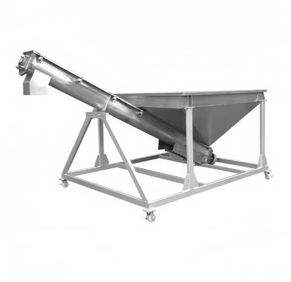 Good price Automatic Screw Auger Feeder with PLC Control for Granular Materials in Stainless Steel and Customizable Spiral Diameter online