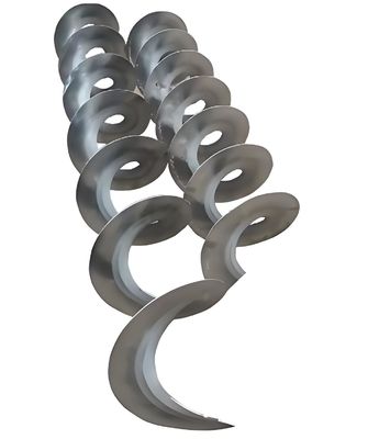 Good price High Precision Stainless Steel Spiral Blade Machine for Customizable Diameter Shaftless Screw Conveyor online