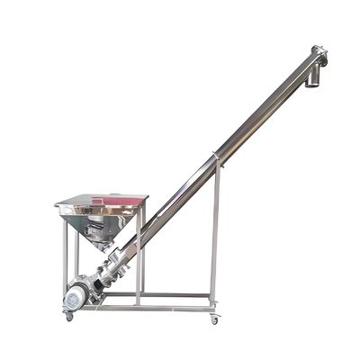 Good price Customized Spiral Drill Vertical Screw Conveyor With Hopper For Materials online