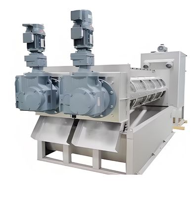 Good price Combination of High-Efficiency Dual-Helical Screw Stacking Machine and Sludge Dewatering Equipment for Wastewater Treatment online