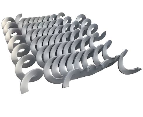 Good price Shaftless Continuous Cold-Rolled Stainless Steel Spiral Blade Conveyor With Core Bearing Assembly online