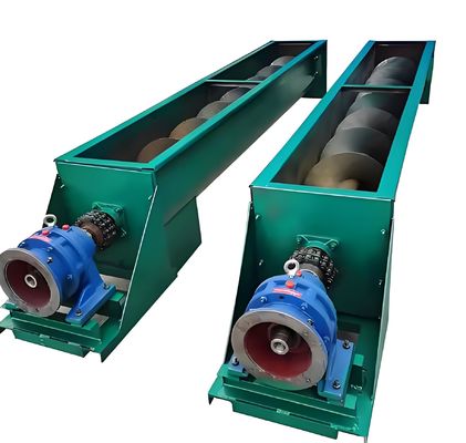 Good price Sewage Wastewater Slurry Solid Sludge U Trough Type Tube Tubular Screw Transport Conveyor For Industrial With Hopper online
