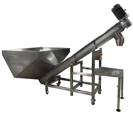 Good price Efficient Large Silo Stainless Steel U-Shape Spiral Ice Conveyor online