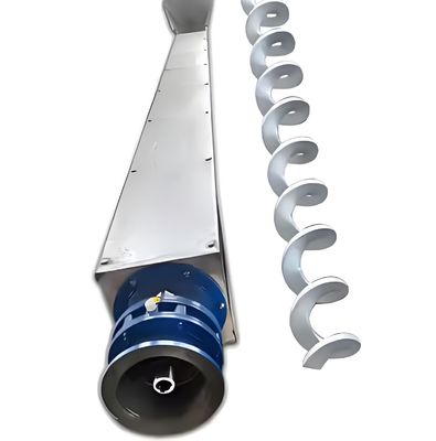 Good price U-shaped Stainless Steel Shaftless Spiral Conveyor with Fully Enclosed Design for Efficient Material Handling online