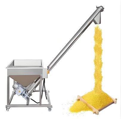 Good price Stainless Steel Mobile Spiral Conveyor System for Cement Particle Feeding and Transportation online
