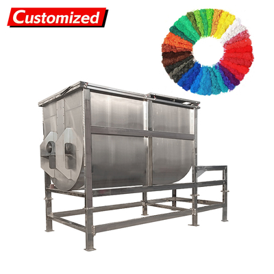 Good price Customizable Blending Machine Ribbon Blender 500l 1000l 2000l 5000l 10000l 20000l Large Capacity Animal Feed Ribbon Blender Stainless steel mixer online