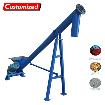 Good price custom Automatic Cement Powder Inclined Auger Screw Conveyor Feeder  Cement Screw Portable Conveyor for Truck Unloading online