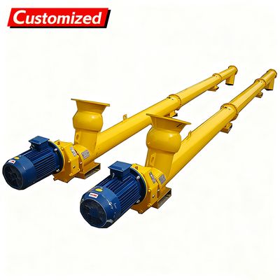 Good price Stainless Steel Heat Resistant Adjustable Speed Auger Screw Conveyor and Screw Feeder for Cement Silo Discharge online