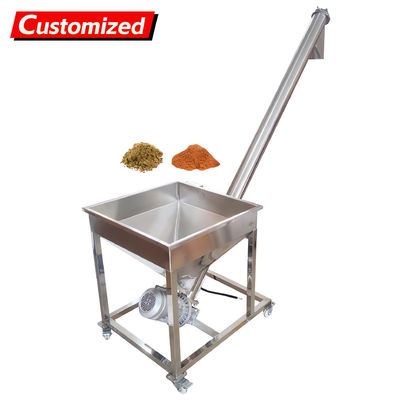 Good price Customized Inclined Screw Auger Feeder with 0-45 Degrees Inclination 3m³/h Capacity and 1.1KW Motor Power online