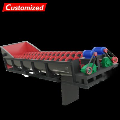 Good price Sand screw Washer  Spiral Sand Washing Machine high cleaning efficiency Energy Saving Mining Equipment wear-resistant steel Screw Sand Washer Machine for Gravel Pebble Basalt online