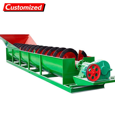 Good price Customized Stainless Steel Spiral Sand Washer with 40-280 tons/hour Capacity for Efficient Gravel Washing online