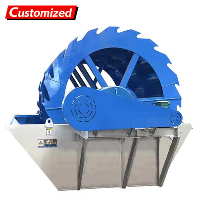 Good price Customized spiral sand washing machine 70-300TPH river stone sand and gravel bucket wheel sand washing machine 30kW high-yield Chinese supplier factory online