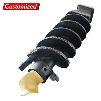 Good price Customized Auger Drilling Machine Budget-Friendly Dual-Cutting Single-Flute Straight Rock Auger Rotary Drilling Auger Rock Auger online