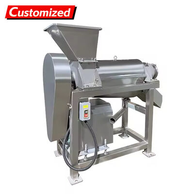 Good price Custom Commercial Stainless Steel Fruit and Vegetable Juicer Screw Juicer Pulp Juicer Berry, Nut, and Root Vegetable Juicing Equipment Mechanical Juicing System online