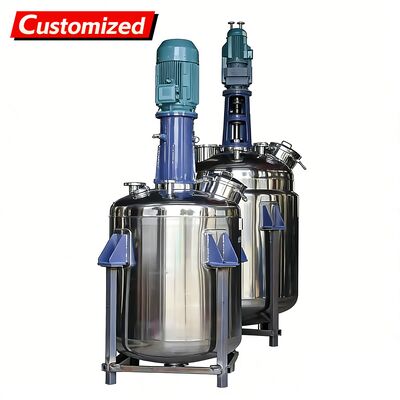 Good price Custom Mixing Reactors 500L–100,000L Stainless Steel Chemical Reaction Vessels Suitable for mixing and dissolving solid-liquid materials in coatings/pigments/dispersions online