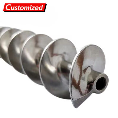 Good price Stainless Steel Heat Resistant Auger Screw for Chemical and Grain Transport with Customized Dimensions worm conveyor blade online