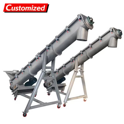 Good price Customizable Stainless Steel Heat Resistant Screw Auger Conveyor for Industrial Applications online