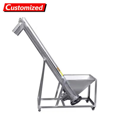 Good price Custom Food-Grade Stainless Steel Screw Auger Feeder with Variable-Frequency Drive and Fully Enclosed Structure online