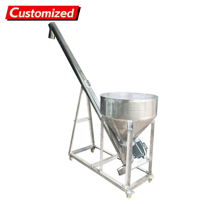 Good price Customized Stainless Steel Screw Conveyor with Hopper for Food Grade Material Handling online
