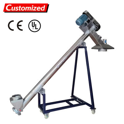 Good price Stainless Steel High-efficiency Customizable Screw Conveyor for Grain and Powder Transport online