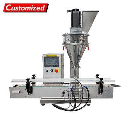 Good price Customized Fully Automatic Desktop Powder Filling Machine with PLC Control System and Food-Grade 304 Stainless Steel for 50g-500g Filling Range online