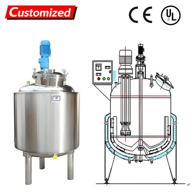 Good price Custom-made 500L/1000L Stainless Steel Homogenizer and Disperser for Chemical Slurries and Liquid Mixing online