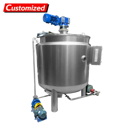 Good price Custom 200L Capacity 304/316 Stainless Steel Mixing Tank with Electric Heating for Food and Chemical Industries online