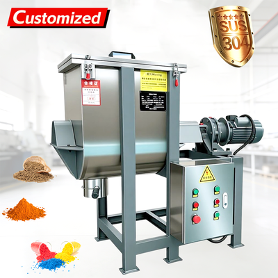 Good price Custom 100-Liter Stainless Steel Horizontal Ribbon Mixer for High Uniformity and Wide Applications online