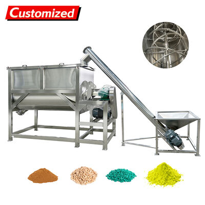 Good price Custom Sanitary-Grade Stainless Steel Horizontal Belt Mixer with Variable Speed Control and High Safety Level online