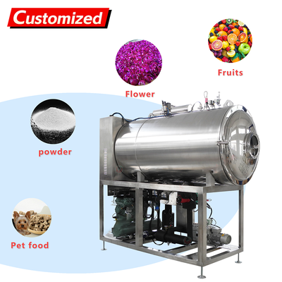 Good price Custom Stainless Steel 2-Square-Meter High Efficiency Vacuum Freeze Dryer for Fruits and Flower Petals online