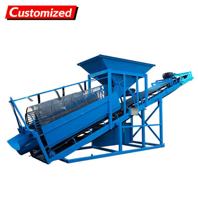 Good price Custom-made High Efficiency Stainless Steel Drum-Type Rotary Screen Sand Washer with Belt Conveyor online